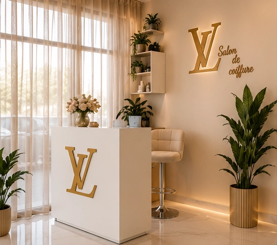 Accueil et réception du salon LV Beauté à Tanger